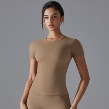 Load image into Gallery viewer, Short Sleeve-Cocoa Color