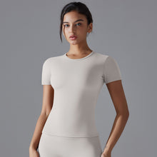 Load image into Gallery viewer, Short Sleeve-White and Gray
