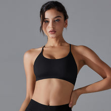 Load image into Gallery viewer, Seamless Knitted Yoga Bra Quick Drying Tight Sports Running Fitness Clothes Sling Cross Beauty Back Yoga Clothes
